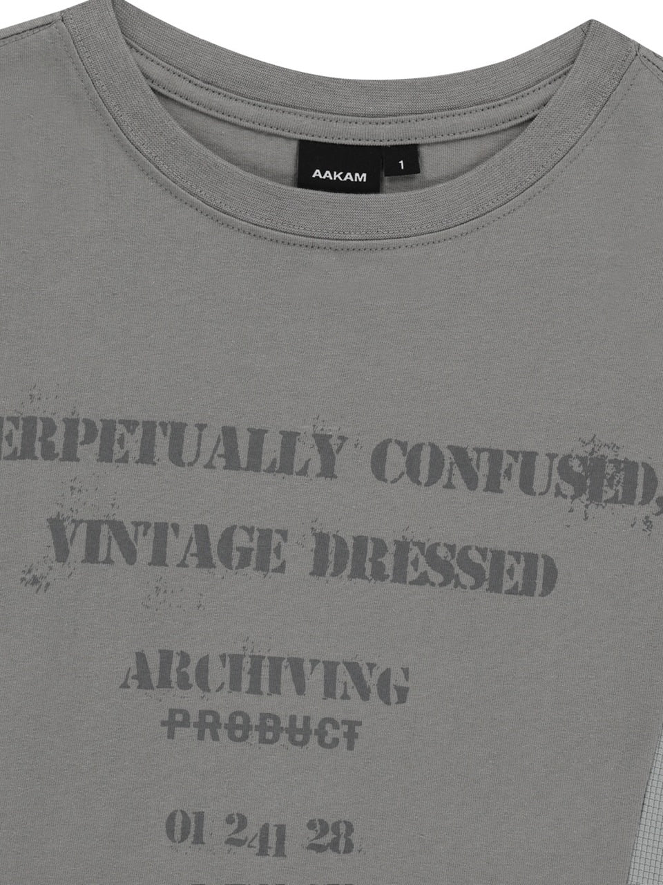 【AAKAM】Meshed Force Half Top