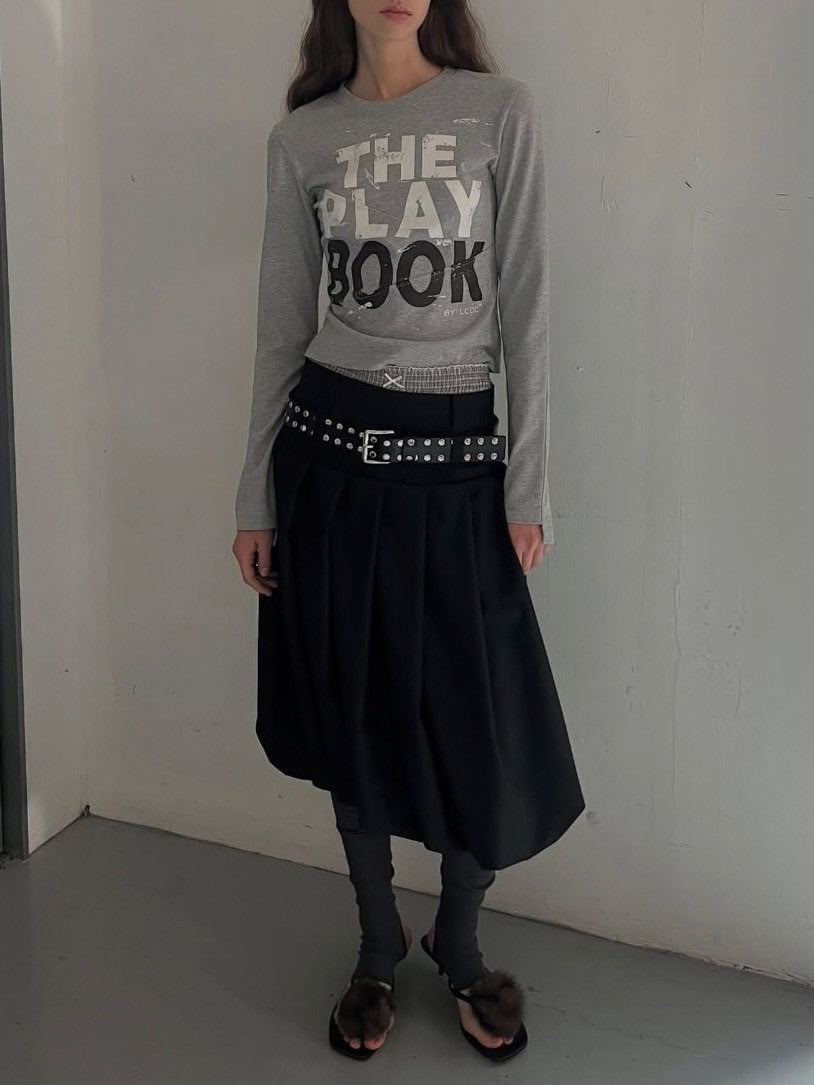 【LCDC】PRINTED JERSEY TOP / 【エルシーディーシー・ティーエム】プリントジャージ長袖Tシャツ