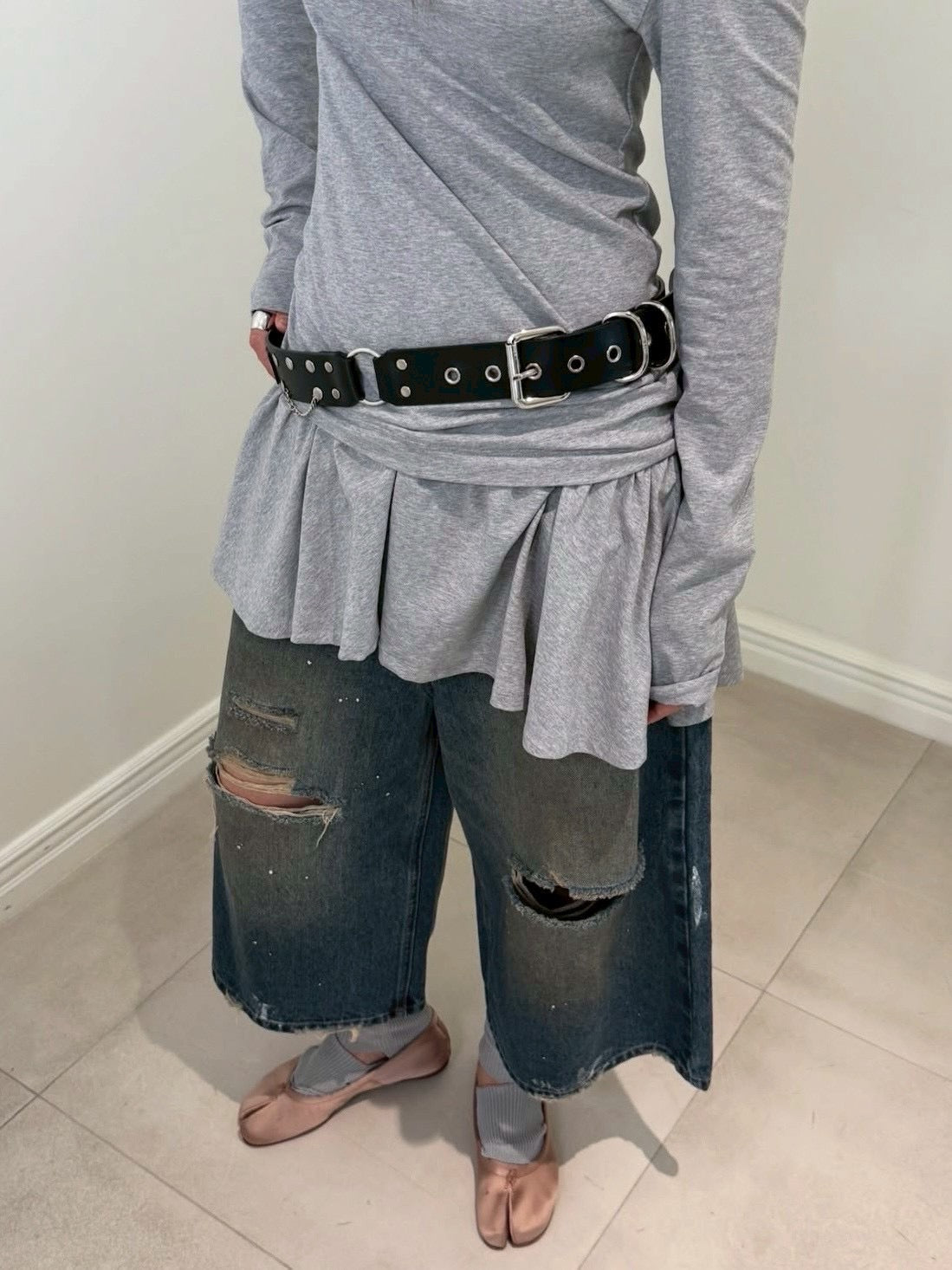 【LCDC】HOODED JERSEY DRESS / 【エルシーディーシー・ティーエム】フードジャージワンピース