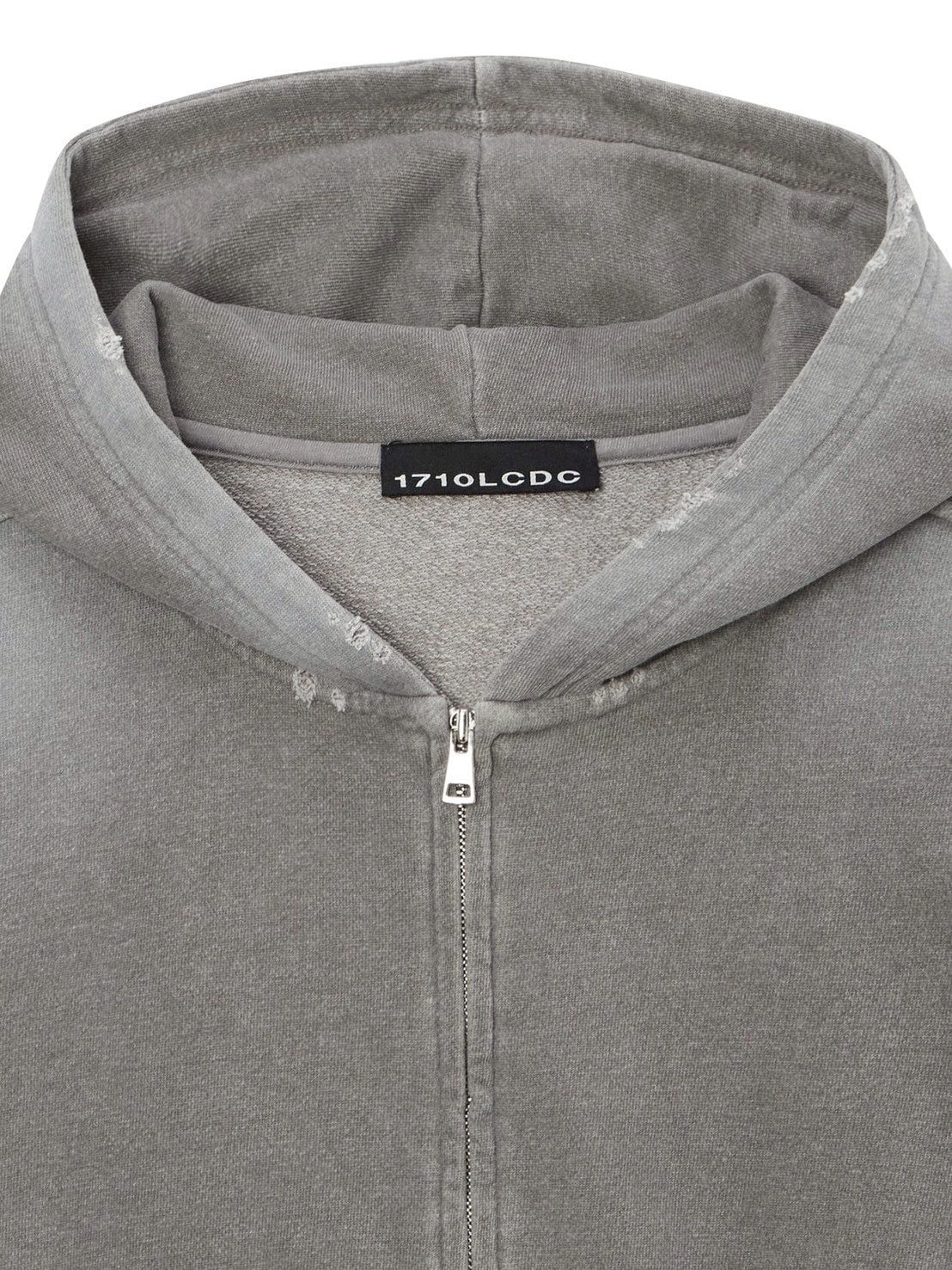 【LCDC】SPRAY WASHED CROPPED HOOD ZIP-UP / 【エルシーディーシー・ティーエム】スプレーウォッシュクロップジップアップパーカー