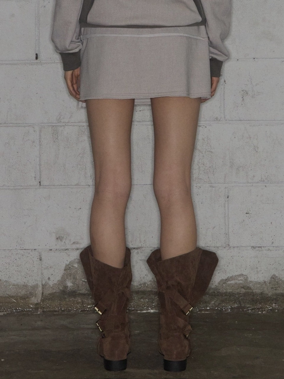 【FANCY CLUB】DYE-WASH TIE SKIRT / 【ファンシークラブ】ダイウォッシュタイスカート