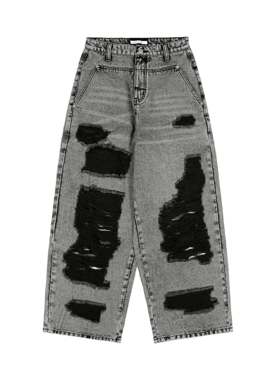 【FANCY CLUB】WASHED DAMAGE DENIM PANTS / 【ファンシークラブ】ウォッシュダメージデニムパンツ