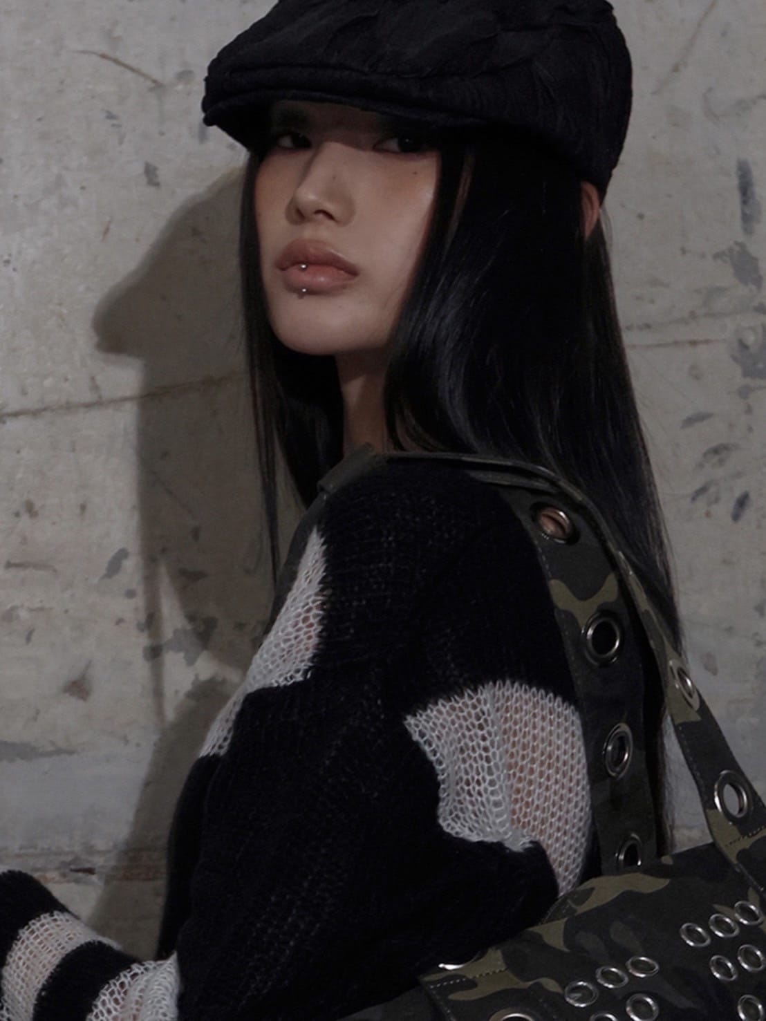 【FANCY CLUB】LACE BANDING HUNTING CAP / 【ファンシークラブ】レースバンディングハンチングキャップ
