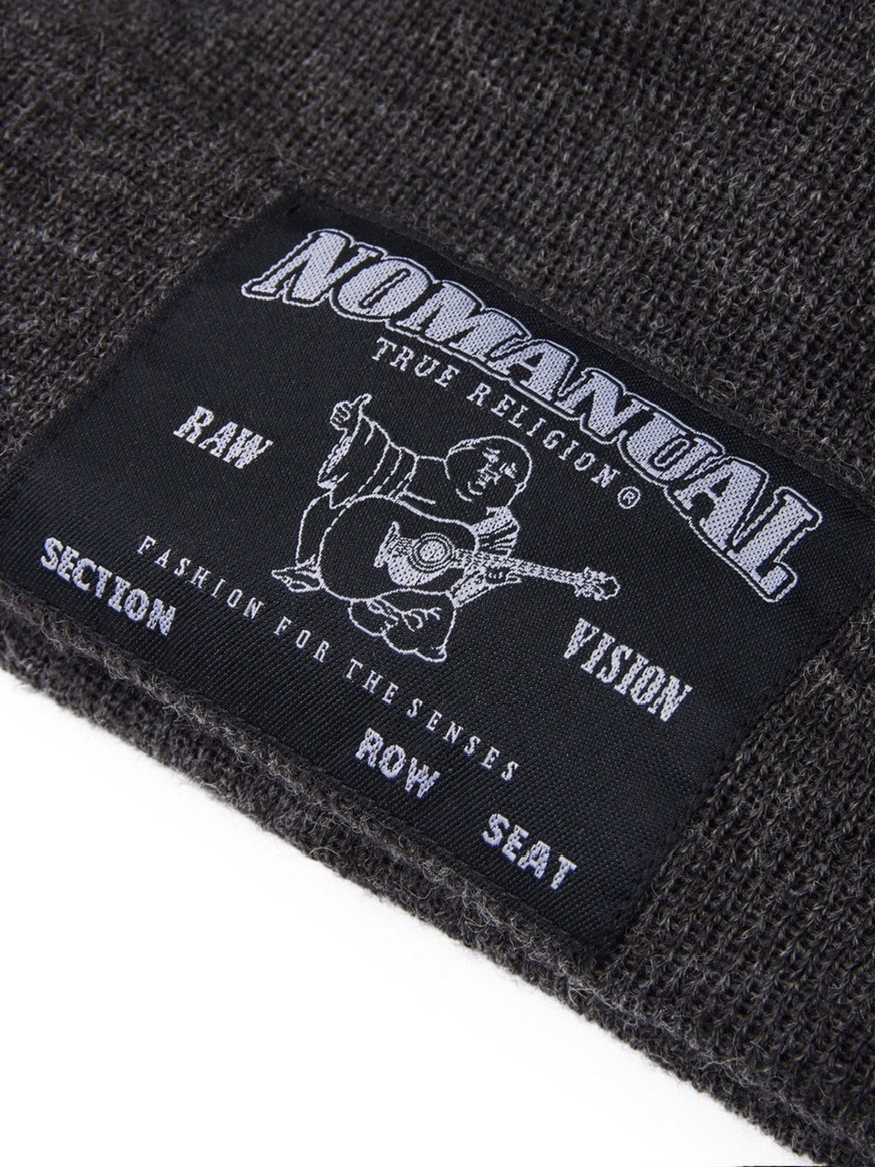 【NOMANUAL】NO RELIGION LOGO PATCH BEANIE