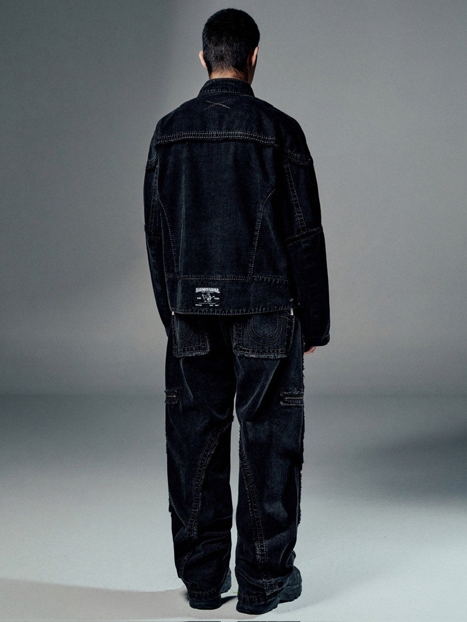 【NOMANUAL】NO RELIGION DENIM RIDER JACKET