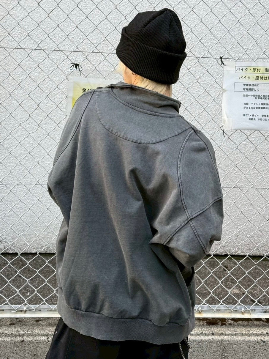 【Never mind the XU】vintage zip up jacket / 【ネバーマインドザエックスユー】ヴィンテージジップアップジャケット (2color)