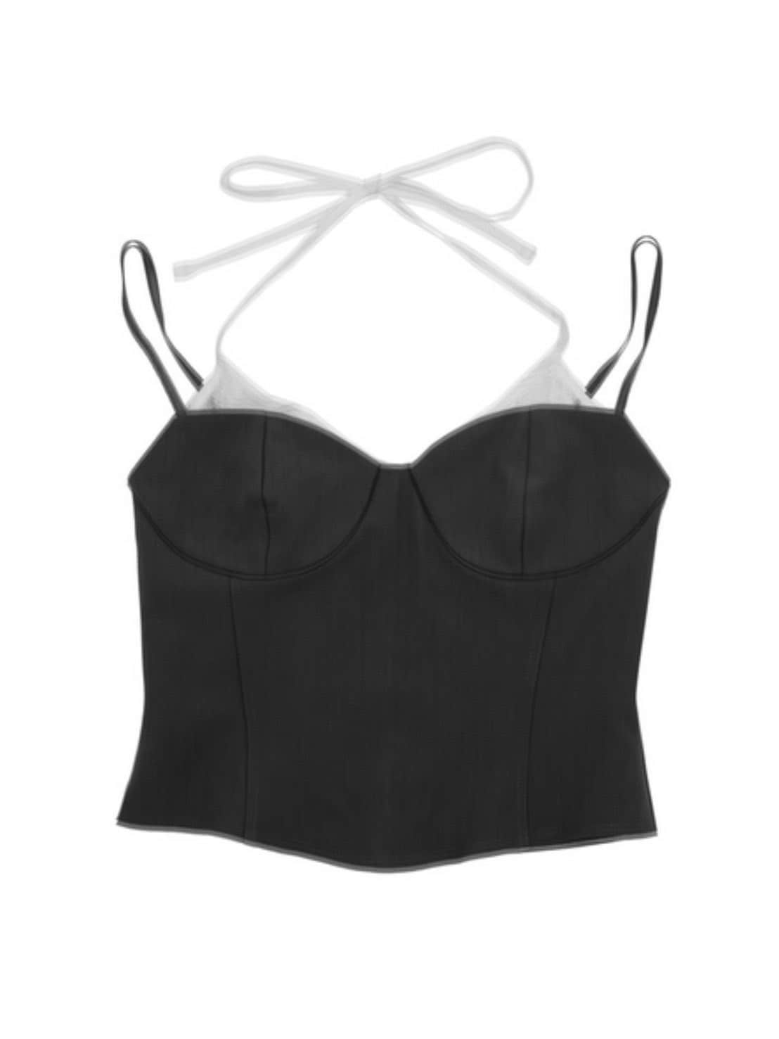 【KAIYA】lace lock sleeveless