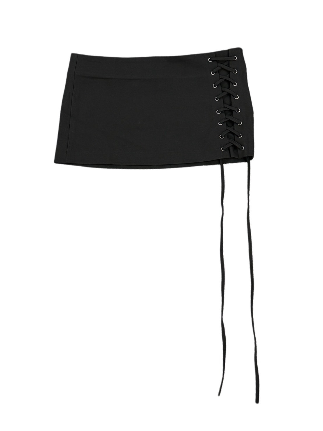 【KAIYA】eyelet strapline skirt