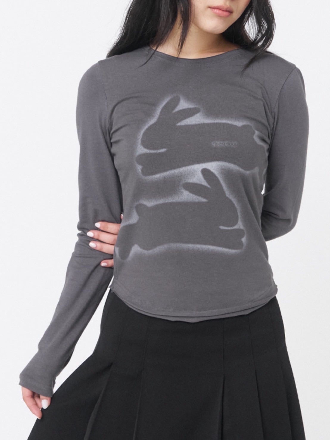 【Miseki seoul】Twin rabbit long sleeves