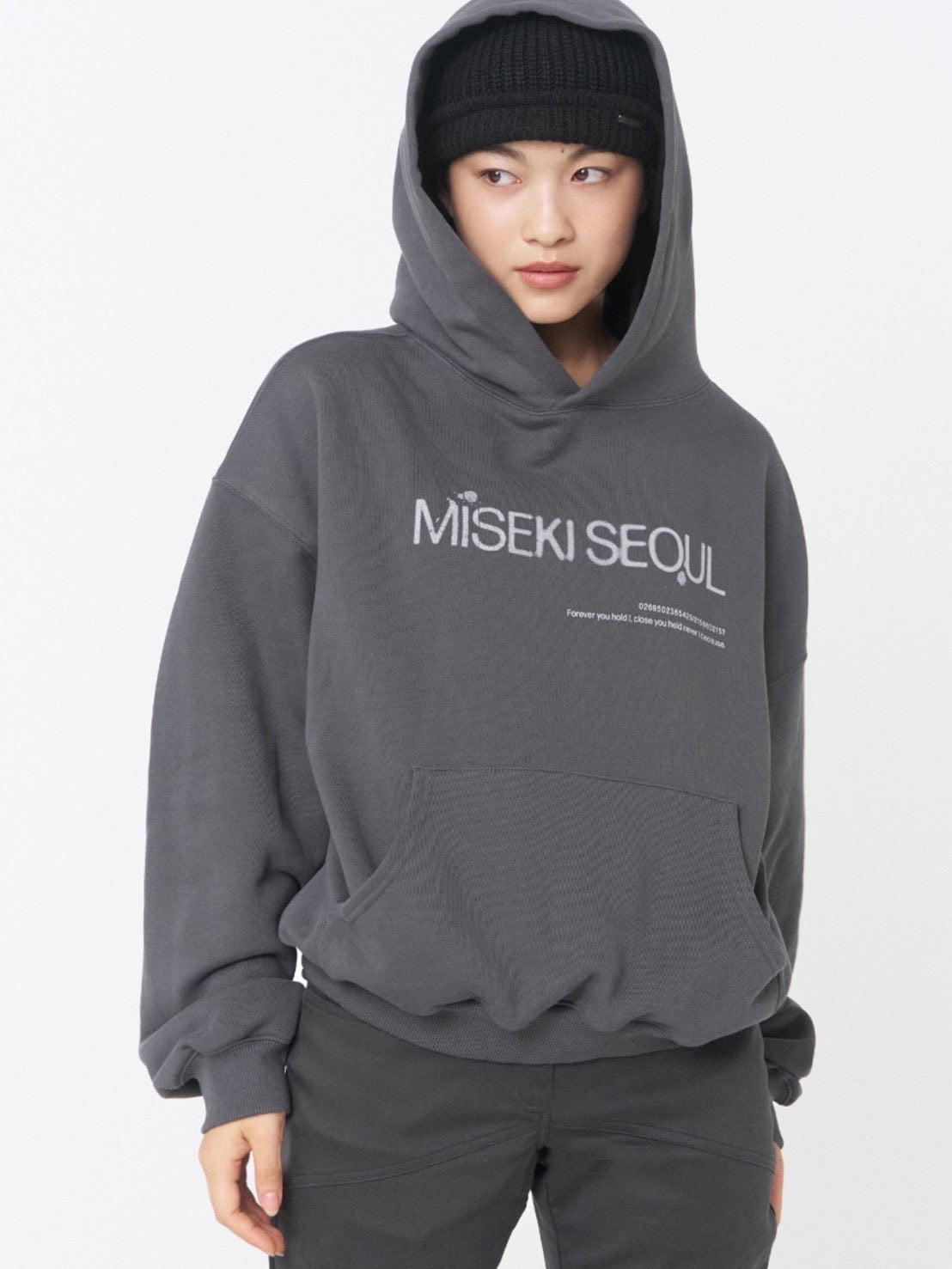 【Miseki seoul】Logo sweat hoodie