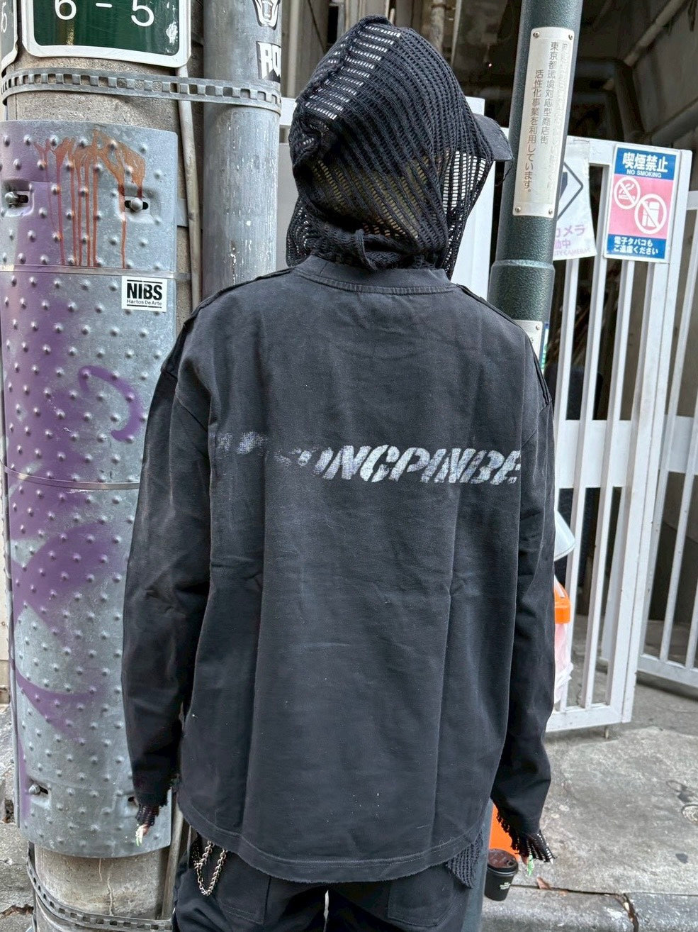 【Never mind the XU】washed long sleeve / 【ネバーマインドザエックスユー】ウォッシュ長袖Tシャツ (2color)