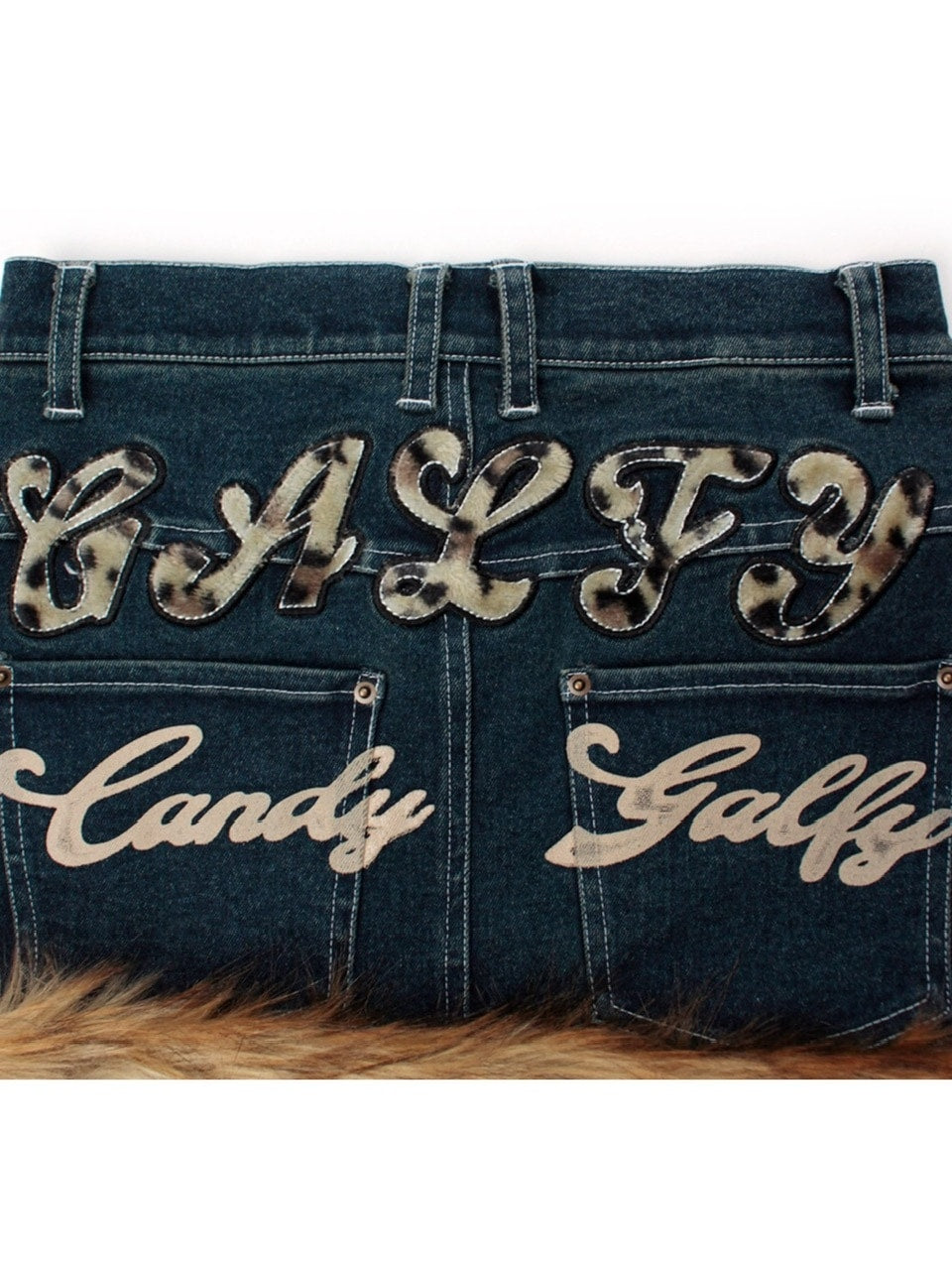 【GALFY】ぎゃるちゃんファーデニムミニ
