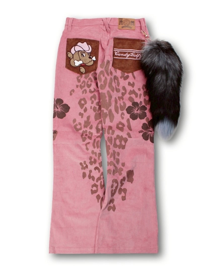 【GALFY】ロゴ的コーデュロイパンツ