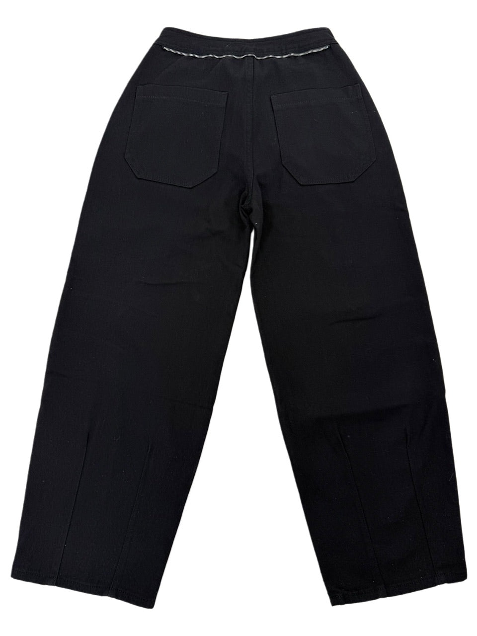 国際配送【Nerd out XU】waist scarf denim wide pants