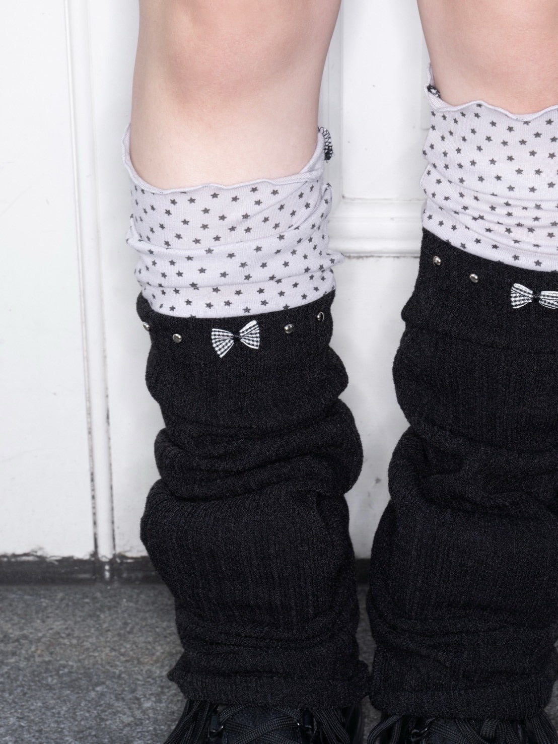 1/2 20:00発売【CHERRYQUIRI】starry leg warmer