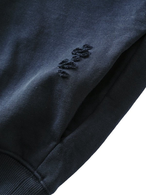 【The Boy Has No Patience】Knife-Cut Destruction Spray-Colored Sweatshirt / 【ザボーイハズノーペーシェンス】グラフィックスプレーカラープルオーバーパーカー