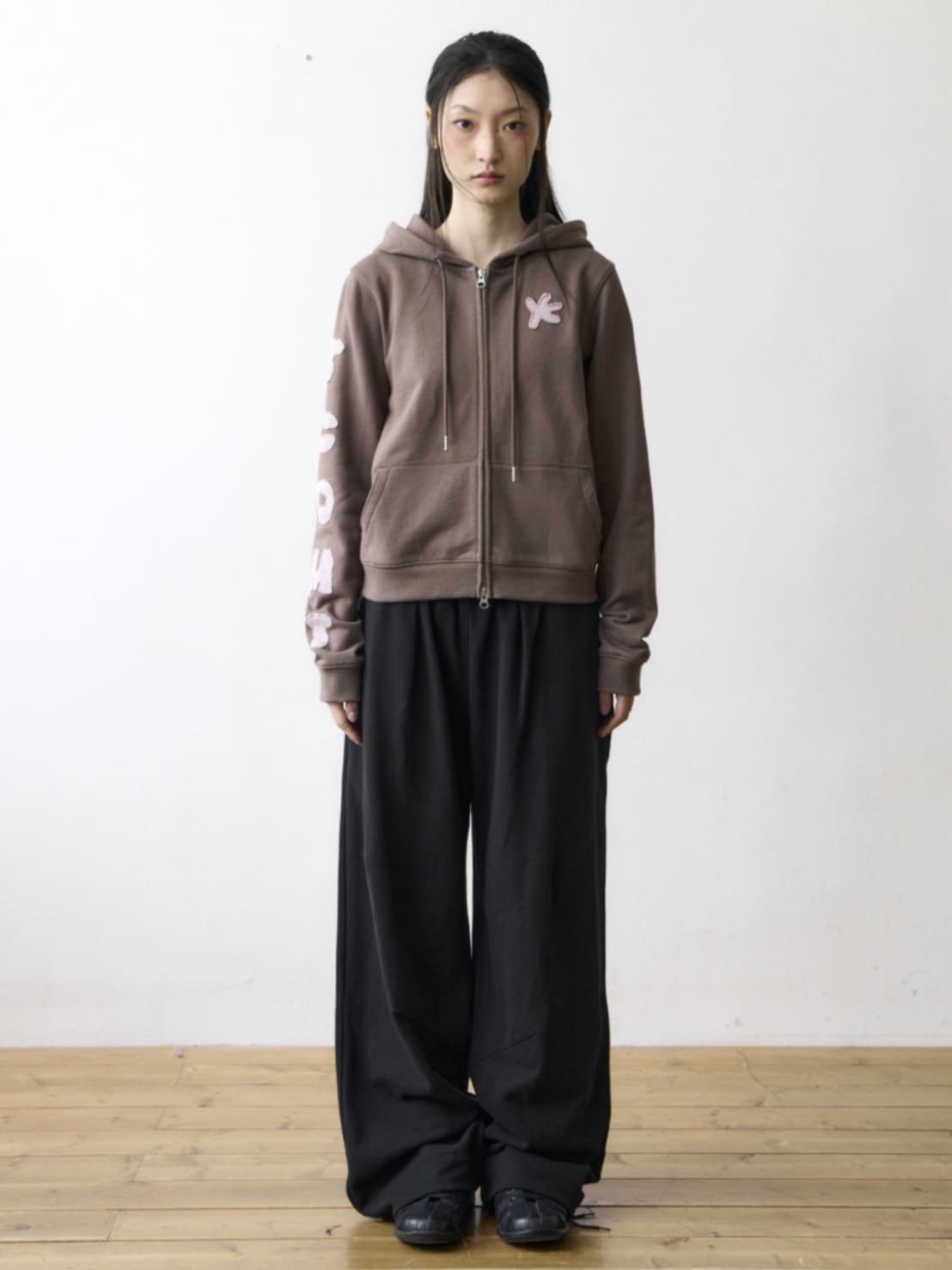 【THECOLDESTMOMENT】TCM tcdmt hooded zip-up