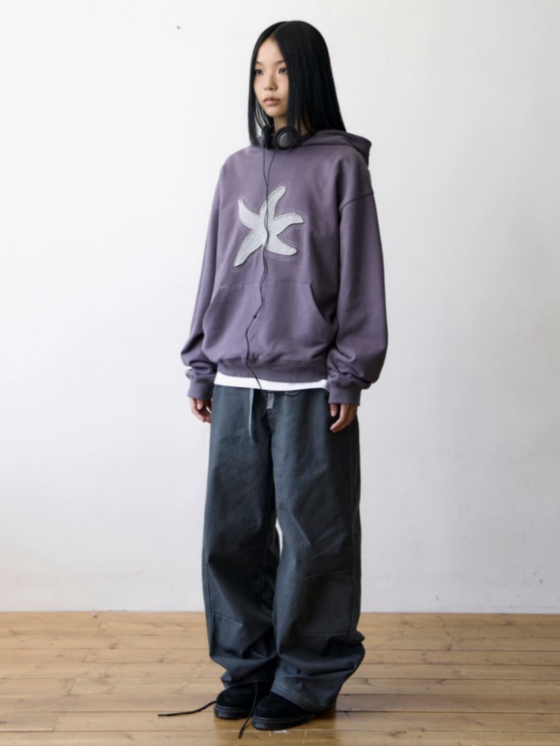【THECOLDESTMOMENT】TCM trunk layered pants