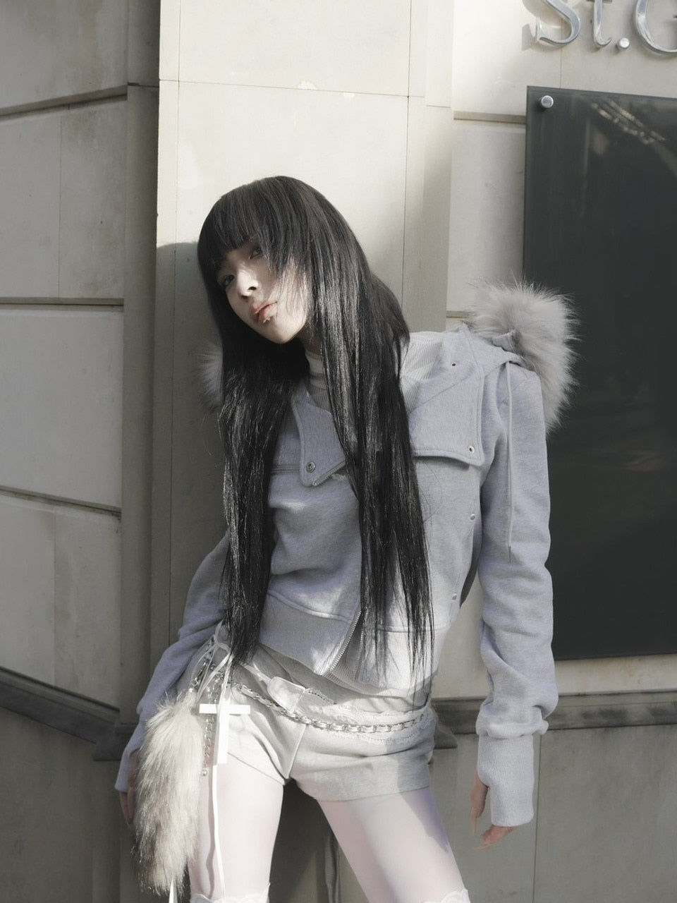 12/20 20:00発売【NOT KNOWING】RIDER FUR HOOD ZIP UP /【ノットノーイング】ライダーファーフードジップアップスウェット