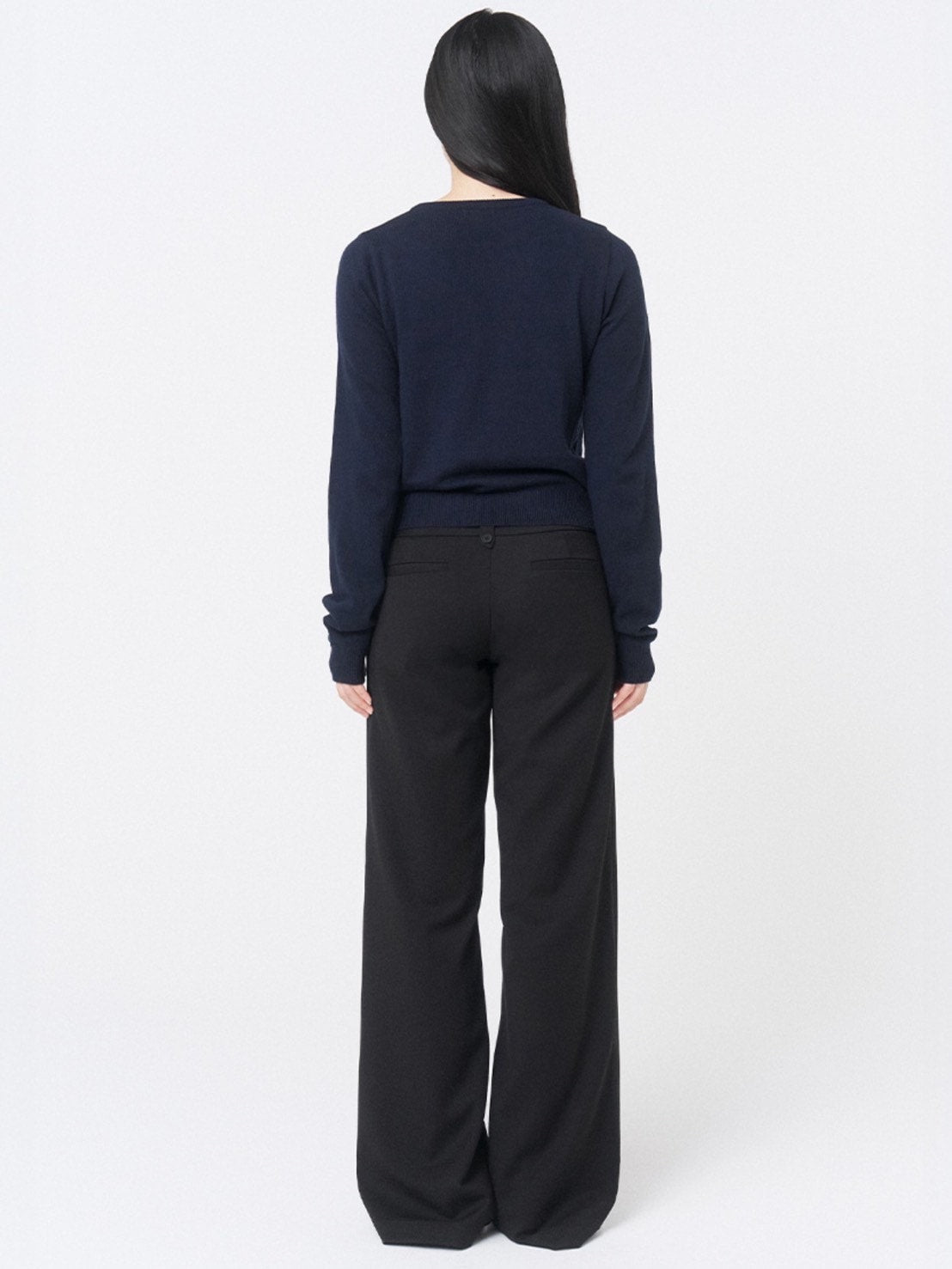 【Miseki seoul】Unbalanced knit cardigan