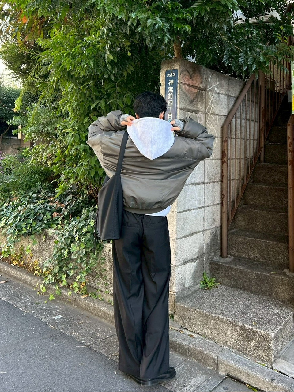 東京店WEB限定受注制【Chikashitsu +】cropped ma-1 jacket / 【チカシツプラス】クロップドエムエーワンジャケット (2color)