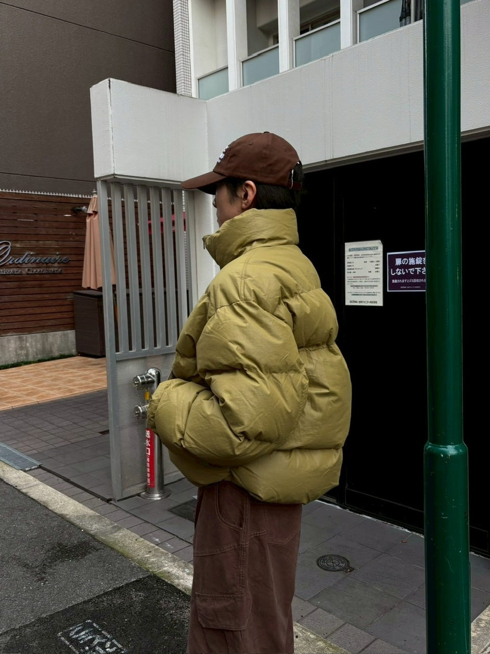 受注制【Chikashitsu +】cropped puffer jacket / 【チカシツプラス】クロップドパファージャケット (3color)