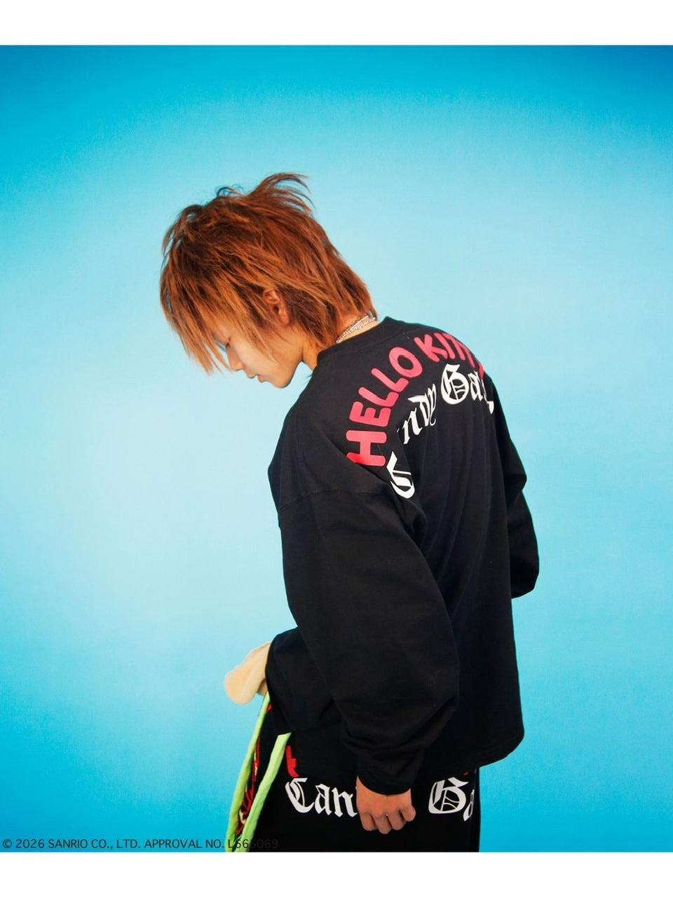 【GALFY×KITTY】キティガルTee / 【ガルフィー×キティー】プリント長袖Tシャツ