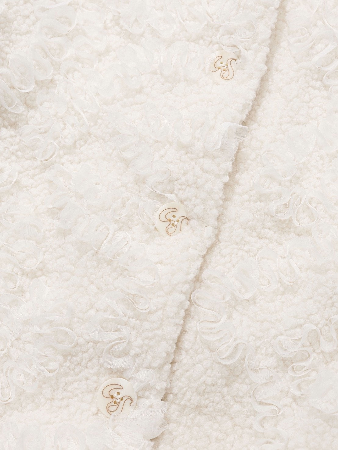 12/21 20:00 発売【Uglyshadow】RUFFLED FUR JACKET