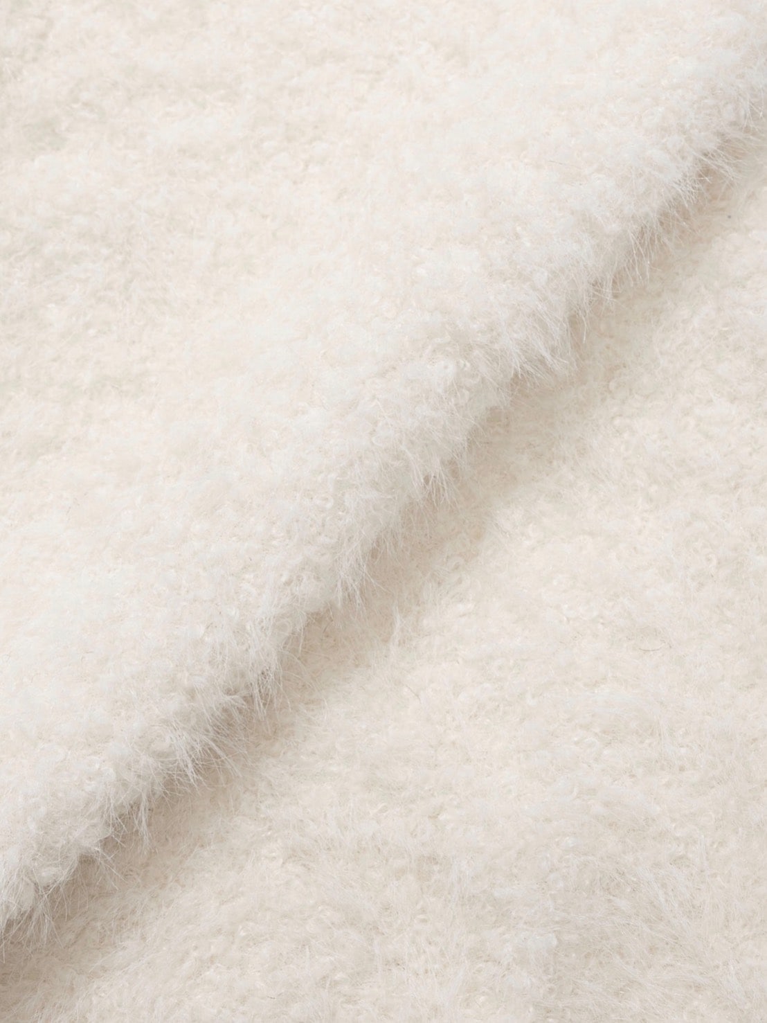 12/21 20:00 発売【Uglyshadow】BOUCLE KNIT WIDEPANTS