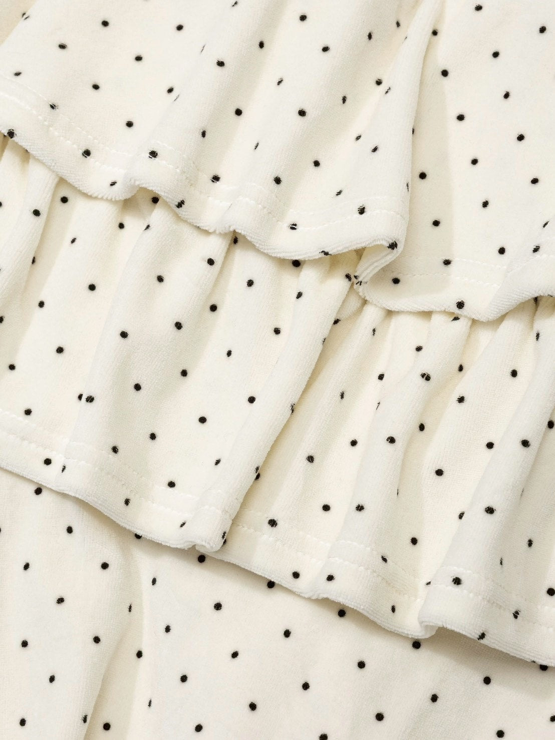 12/21 20:00 発売【Uglyshadow】DOT VELVET CANCAN MIDI SKIRT PANTS