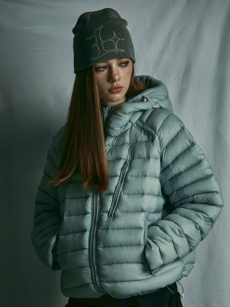 【GATELESS】RHINESTONE LOGO BEANIE / 【ゲートレス】ラインストーンロゴニット帽