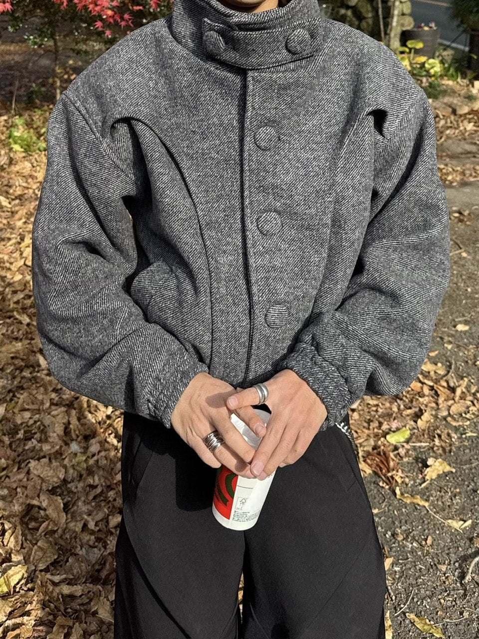 国際配送【RENOL】stand collar jacket