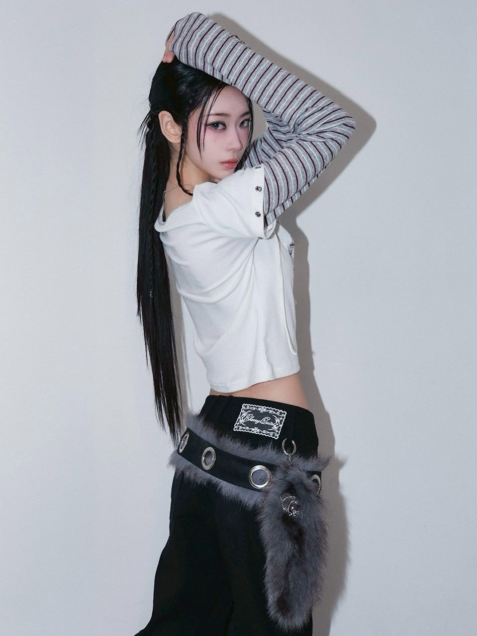 1/2 20:00発売【CHERRYQUIRI】chubby fur tail keyring