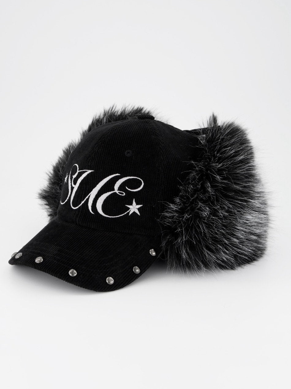 【SETUP‐EXE】CORDUROY FUR EARFLAP CAP / 【セットアップエグゼ】コーデュロイファーイヤーラップキャップ