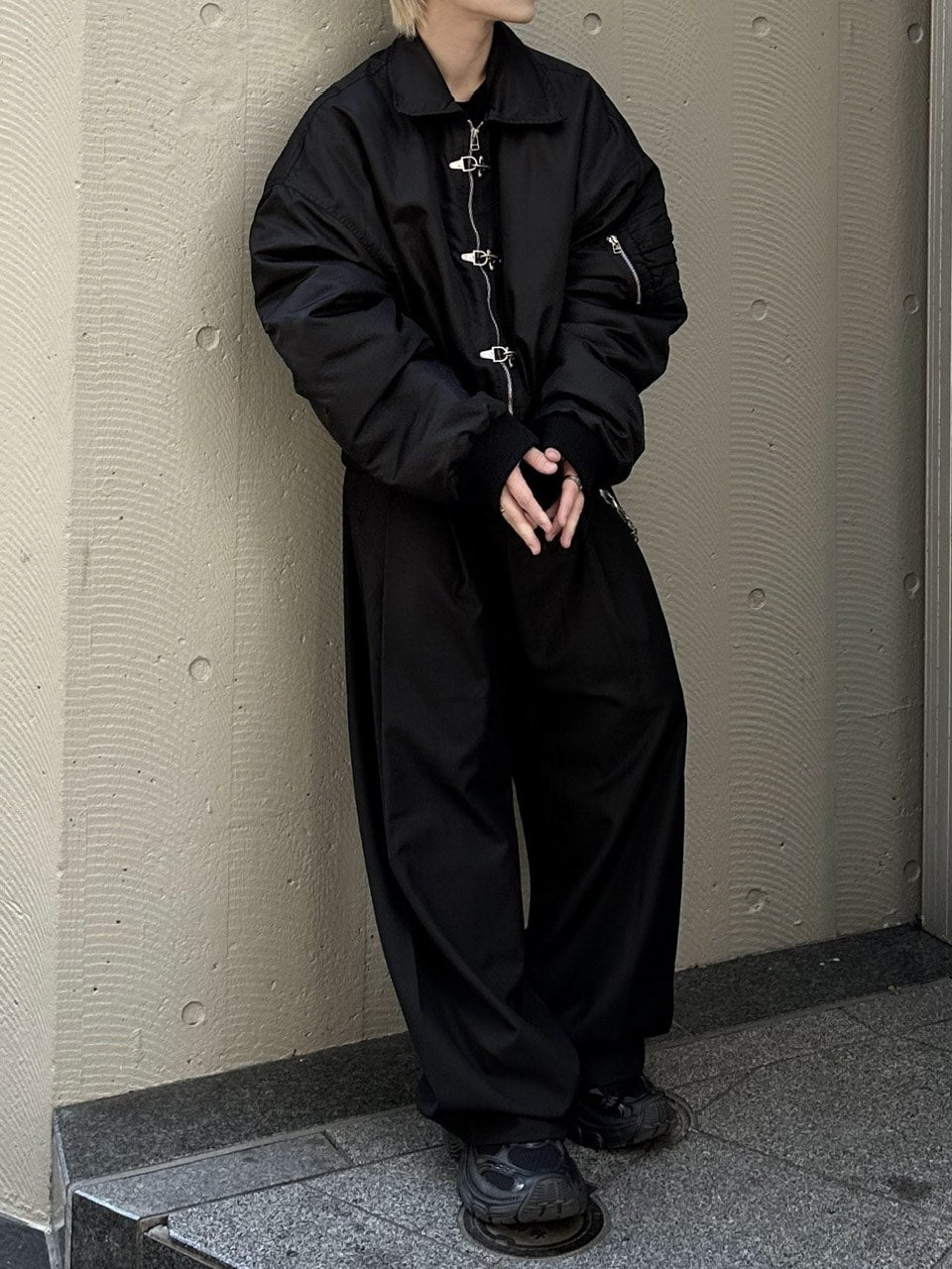 大阪店WEB限定受注制【Chikashitsu +】fireman MA-1 jacket / 【チカシツプラス】ファイアーマンMA-1ジャケット