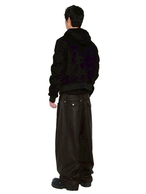 【AAKAM】Button Placket Cotton Ma-1 Jacket