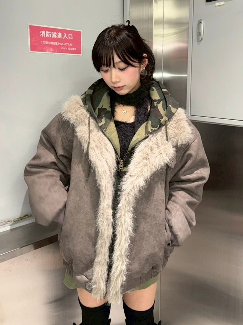 受注制【nmtc +】mouton fur jacket / 【エヌエムティーシープラス】ムートンファージャケット (2color)