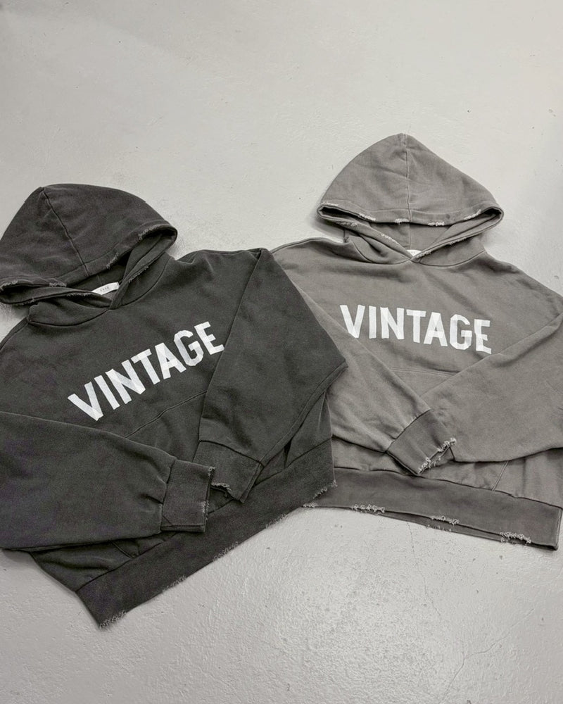 受注制【LUV CODE】pigment logo hoodie (2color)
