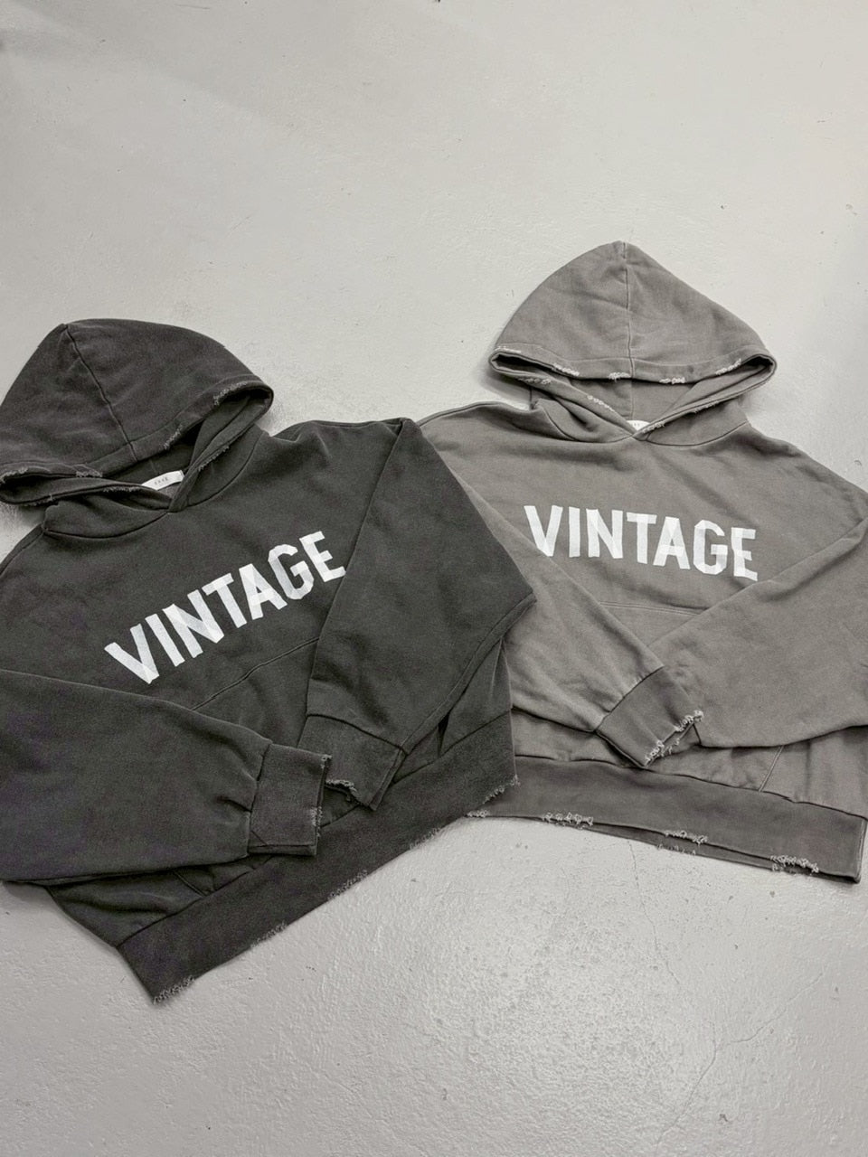 受注制【LUV CODE】pigment logo hoodie (2color)