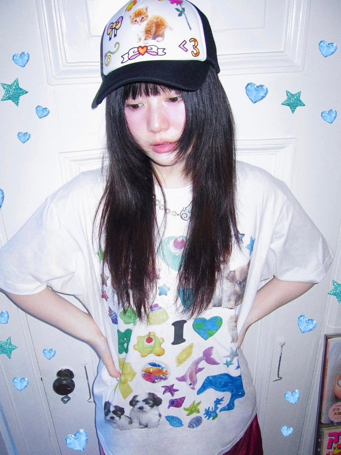 身長まだ【HURJABOYACC】PET T-SHIRTS S4
