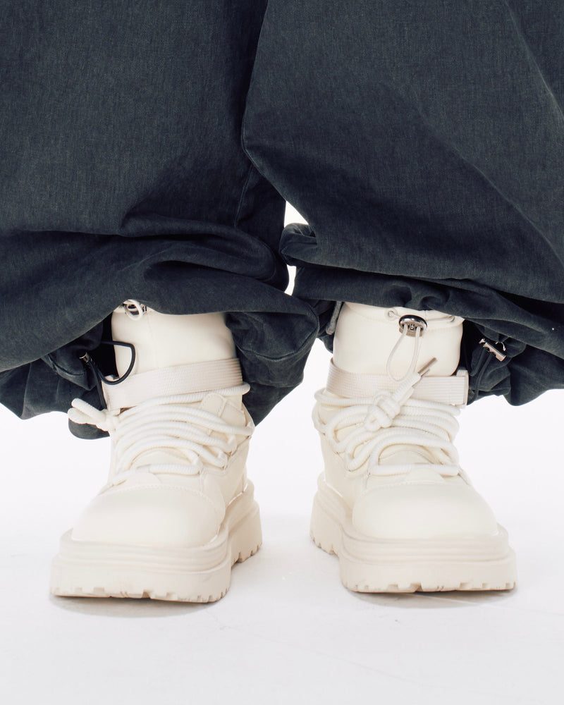 国際配送【Nerd out XU】 round puffer boots (2color)