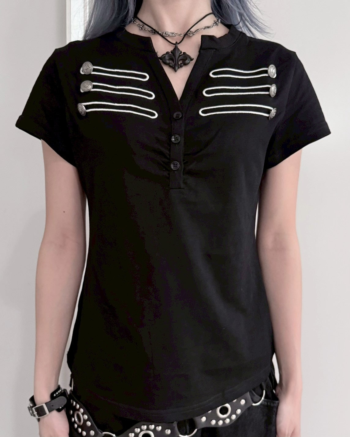 受注制【nmtc+】Napoleon Henley Slim Tee