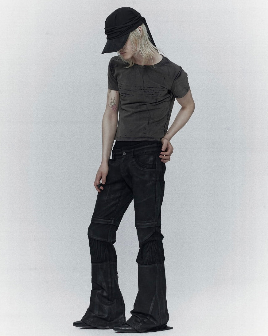 【bonienkiye】Laser-Etched Tee