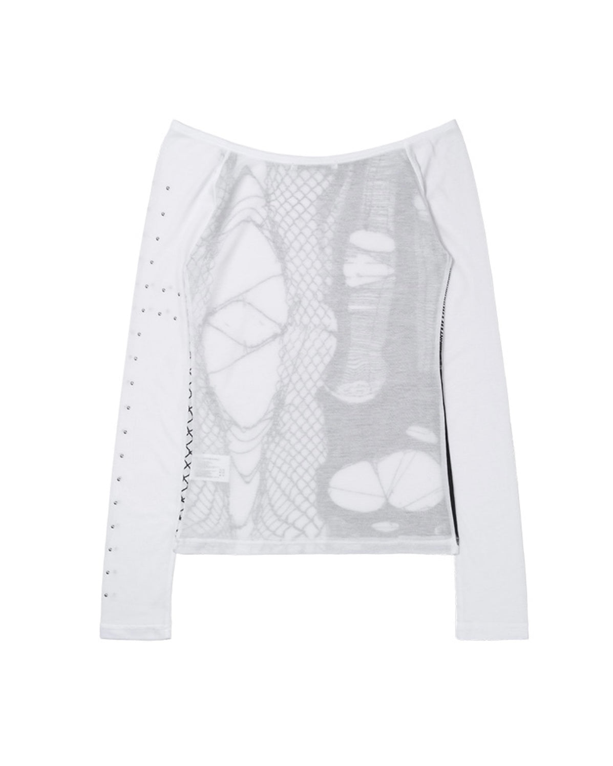 【FANCY CLUB】WEB STUD OFF-SHOULDER