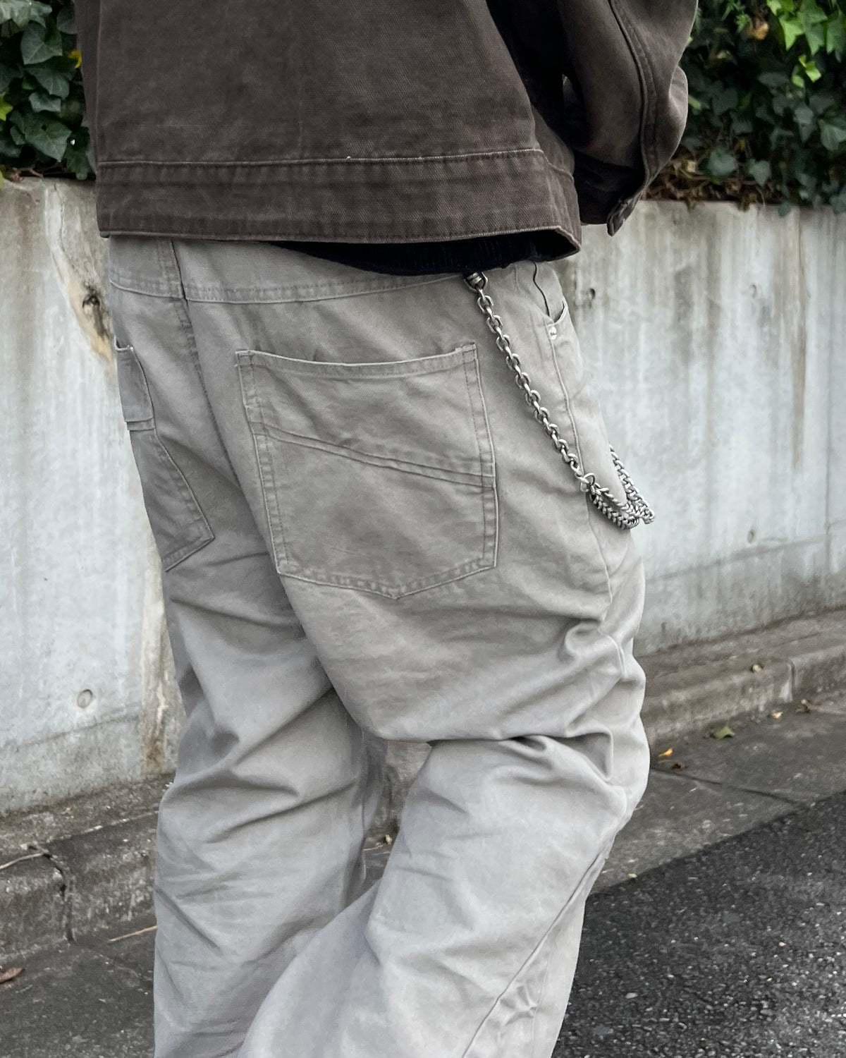 大阪店WEB限定受注制【Chikashitsu +】triple hook dyed  pants (2color)