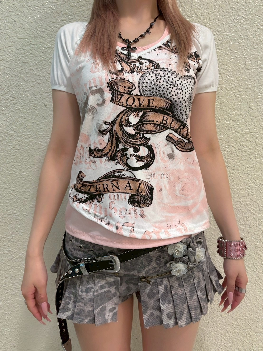 7/11 20:00発売 国際配送【BABY09】cross rhinestone bracelet (4color)
