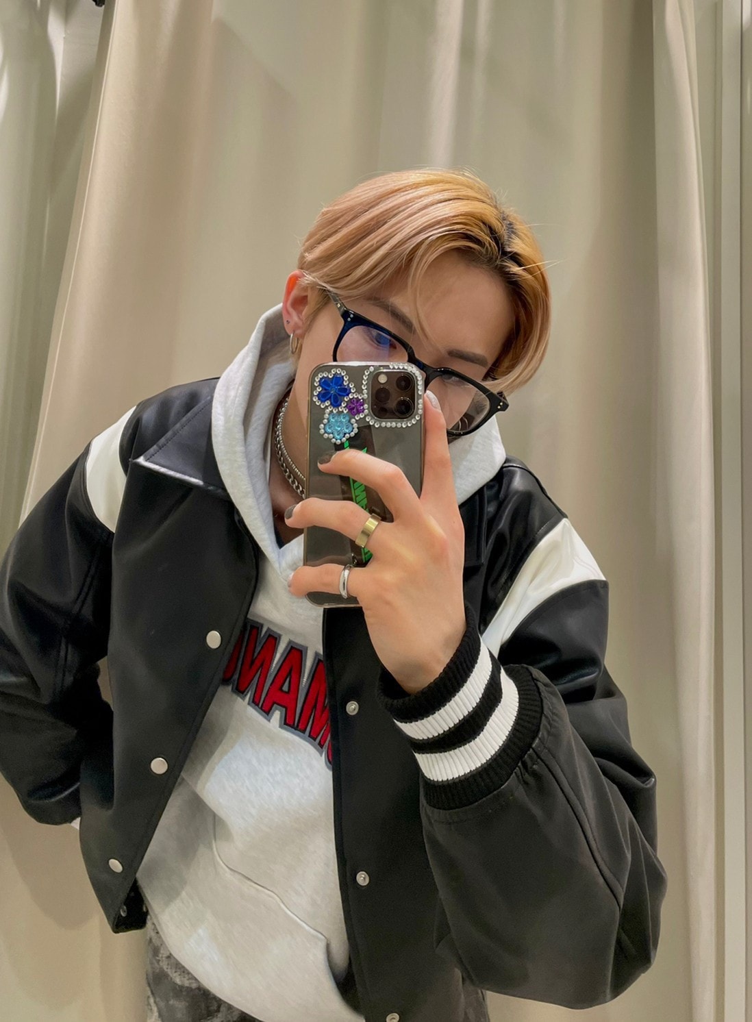 【Chikashitsu +】clear sunglasses 4