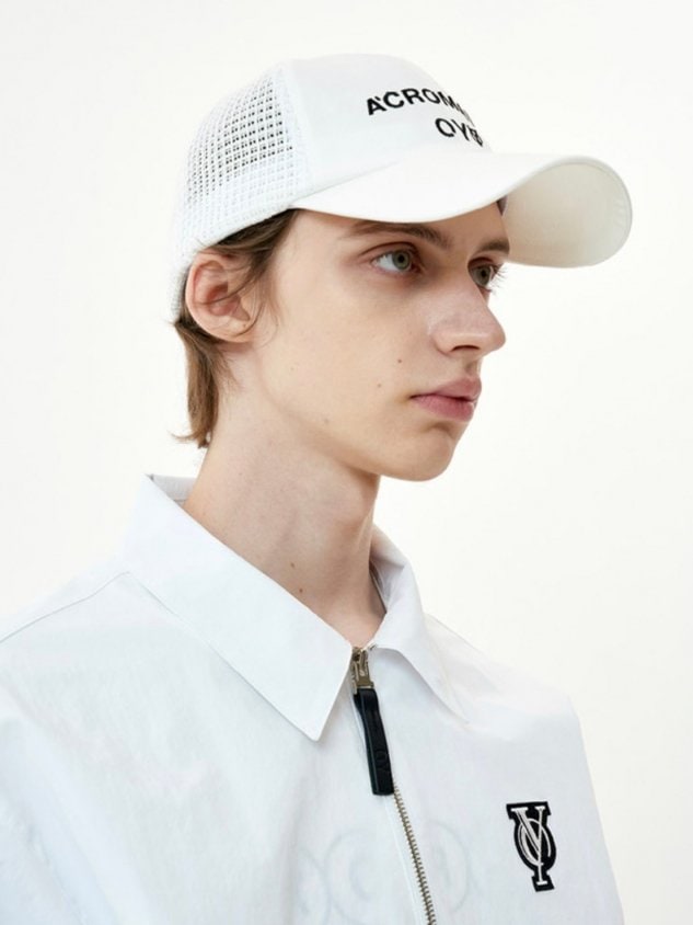 【OY】SLOGAN LOGO MESH CAP