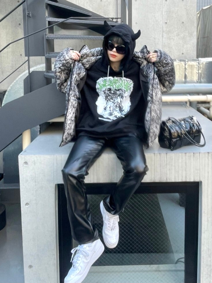 受注制【Never mind the XU】digital padding jacket (2color)