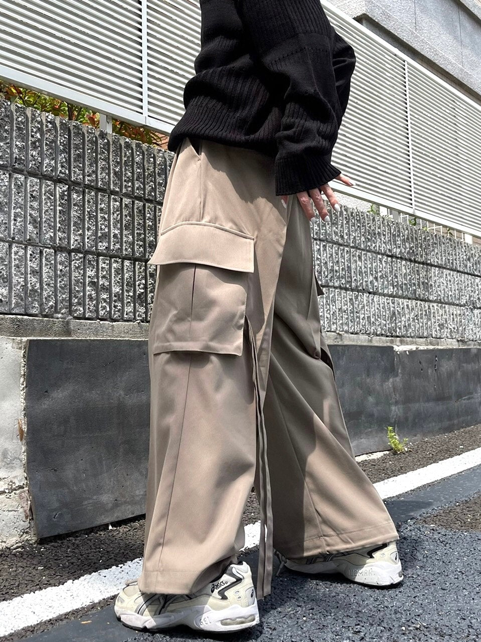 受注制【Chikashitsu +】cargo slacks pants (3color)